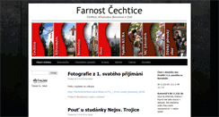 Desktop Screenshot of farnostcechtice.cz