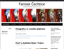 Tablet Screenshot of farnostcechtice.cz